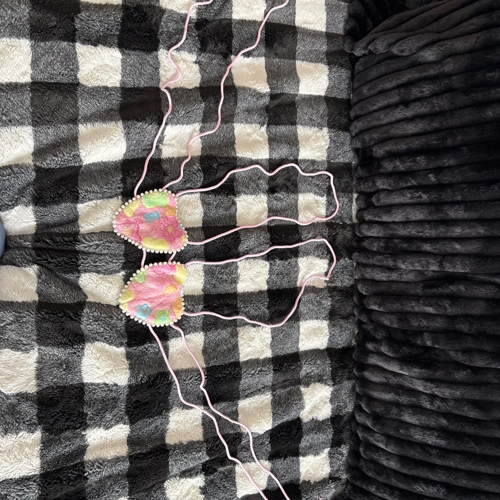 Vibrant Tie-Dye Bra with Pink Straps